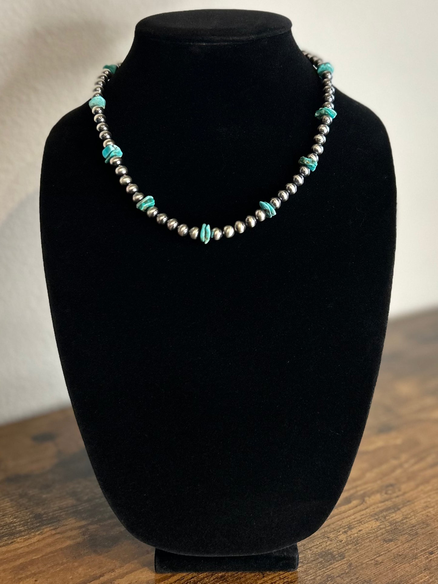 7mm with Turquoise Nugget Flat